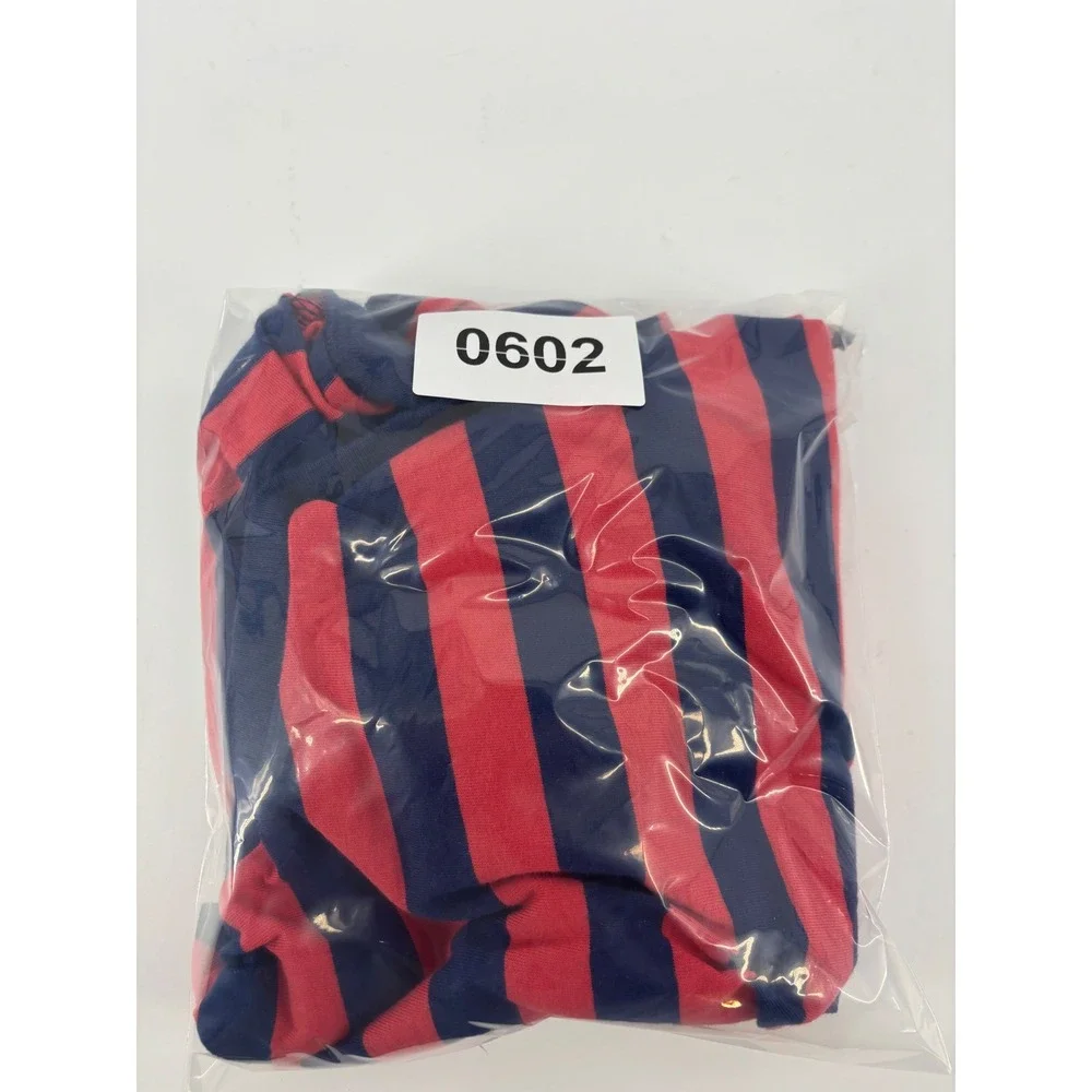 Polo Ralph Lauren Mens Custom Slim Fit Striped T-Shirt Red Navy Blue XL